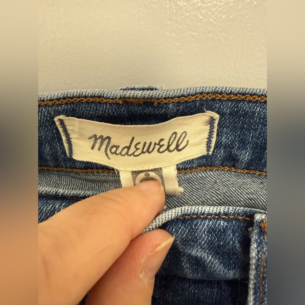 Madewell Skinny Flare High Rise Jeans Size 30 Medium Wash - Picture 3 of 6